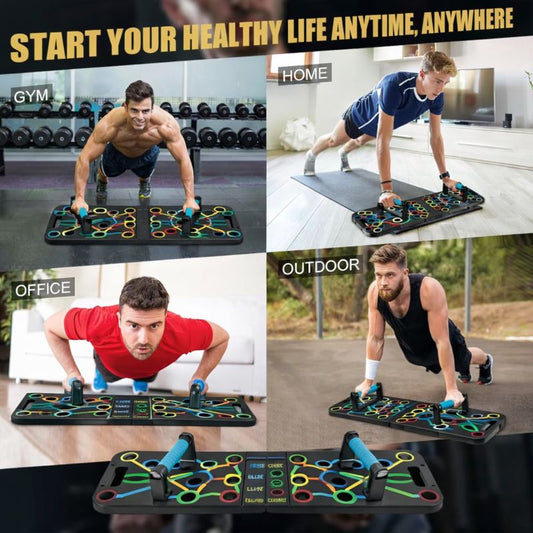 Multi-Functional Push Up Board | Chest, Shoulder, Back Muscle Building Board