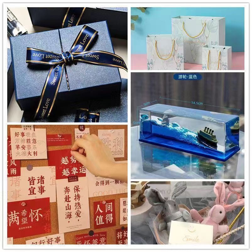 Black Pearl Pirate Ship in Drifting Bottle – Creative Resin Ocean Ornament