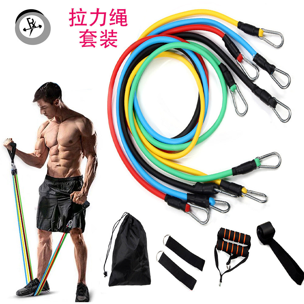 Premium Resistance Bands Set - শরীরচর্চার Complete Solution